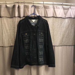 CJ Banks  blue Jean jacket